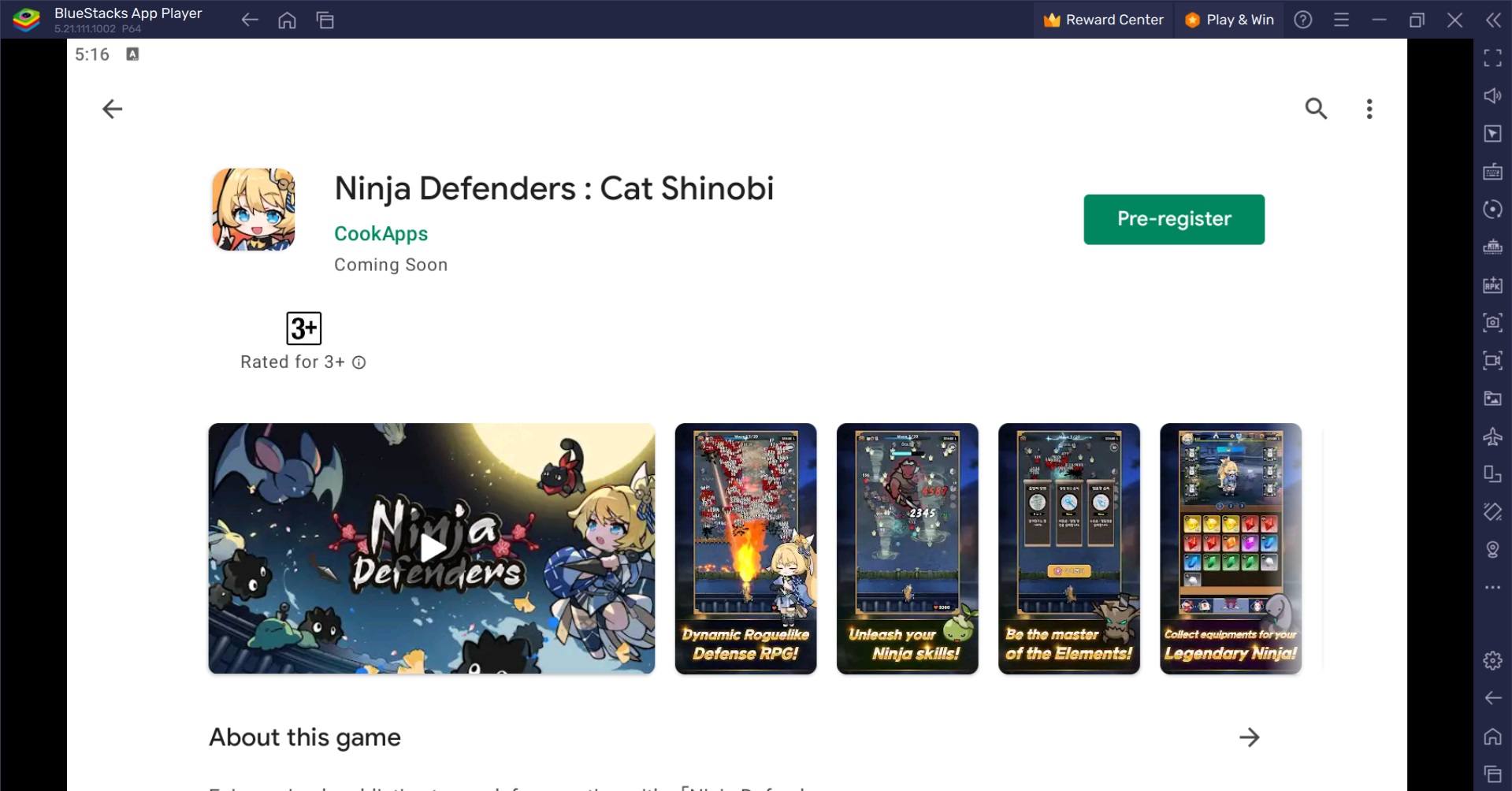 How to Play Ninja Defenders : Cat Shinobi on PC with BlueStacks
