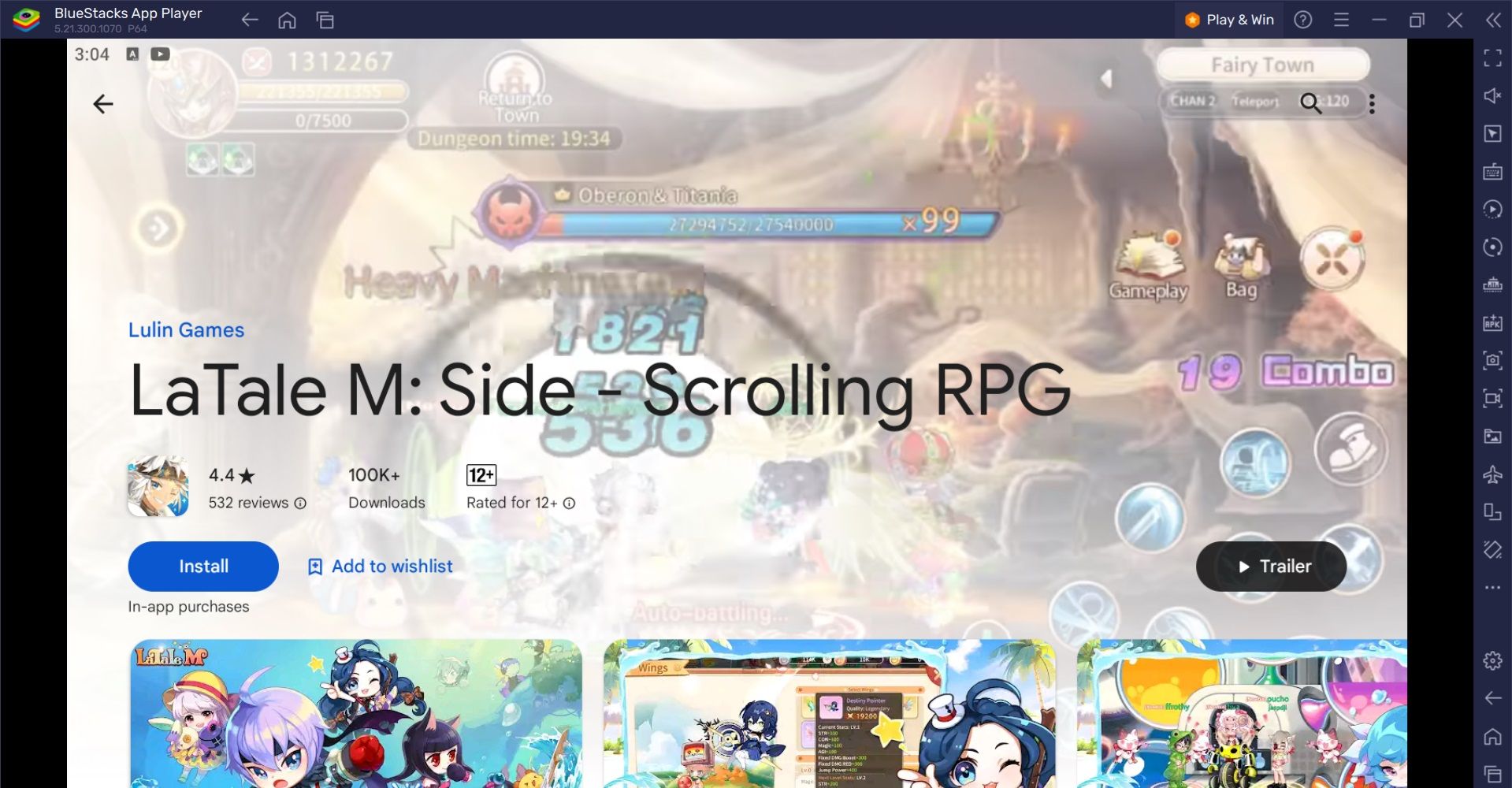 วิธีเล่น LaTale M: Side-Scrolling RPG บนพีซีด้วย BlueStacks