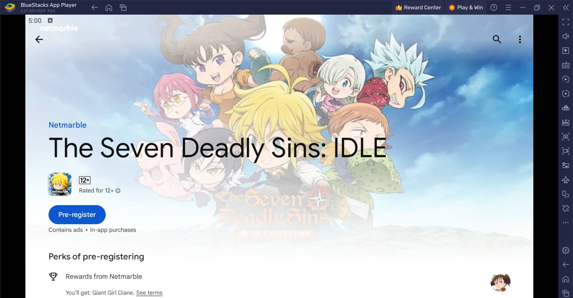 Cara Bermain The Seven Deadly Sins: IDLE di PC dengan BlueStacks