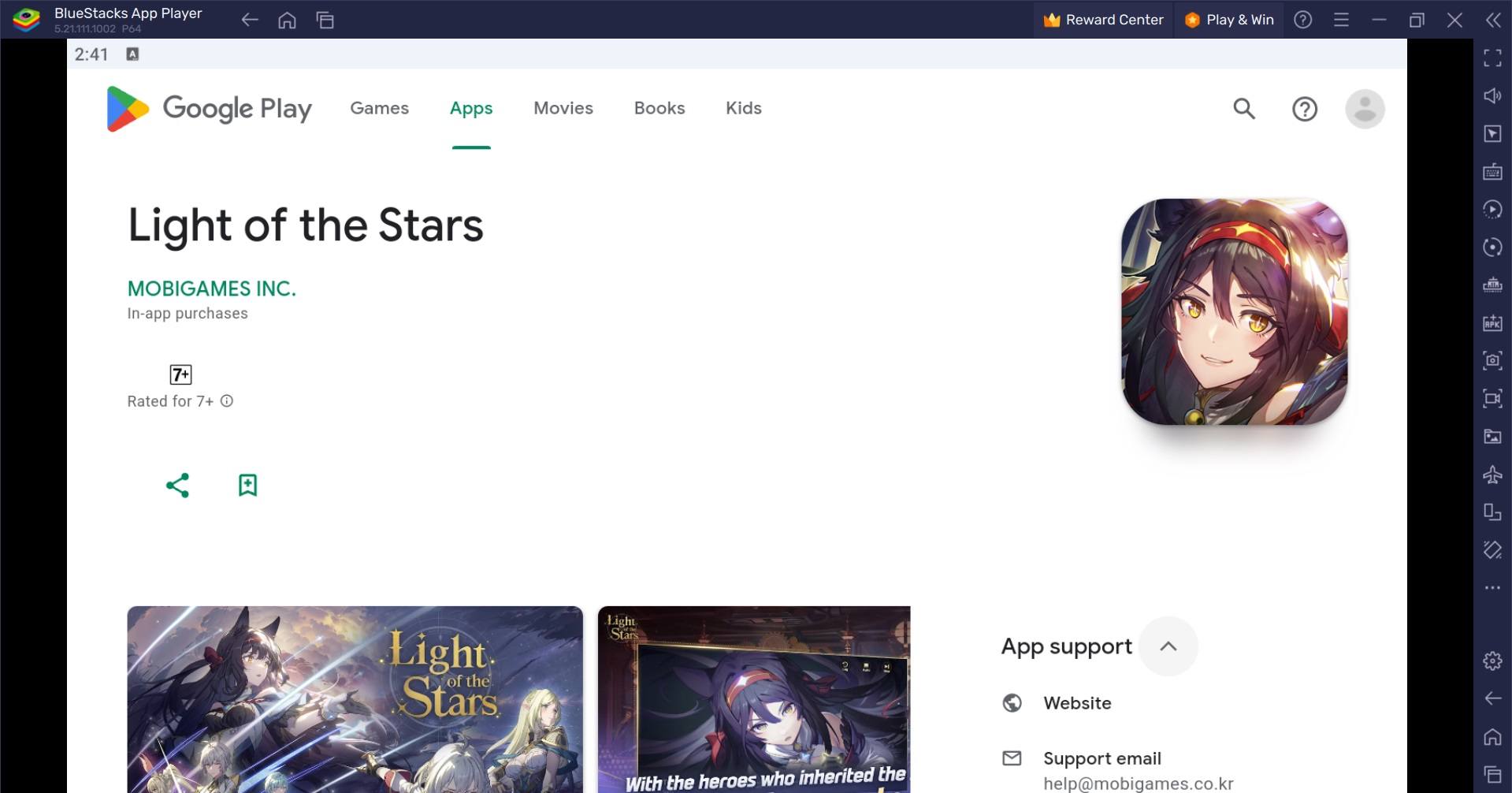 How to Play Light of the Stars on PC with BlueStacks