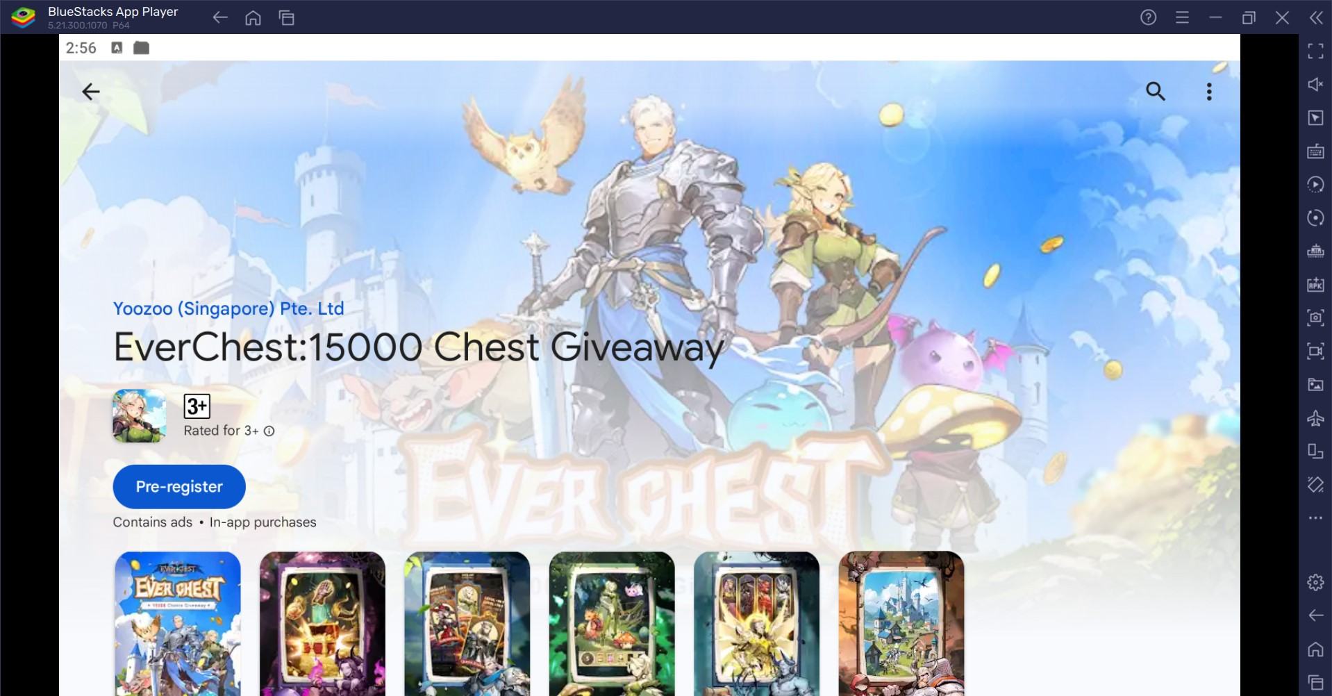 How to Play EverChest:15000 Chest Giveaway on PC with BlueStacks