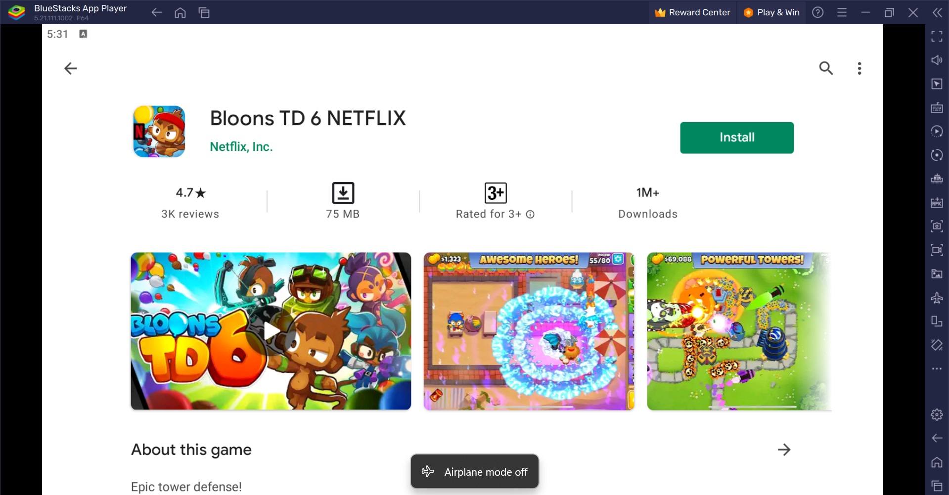How to Play Bloons TD 6 NETFLIX on PC with BlueStacks