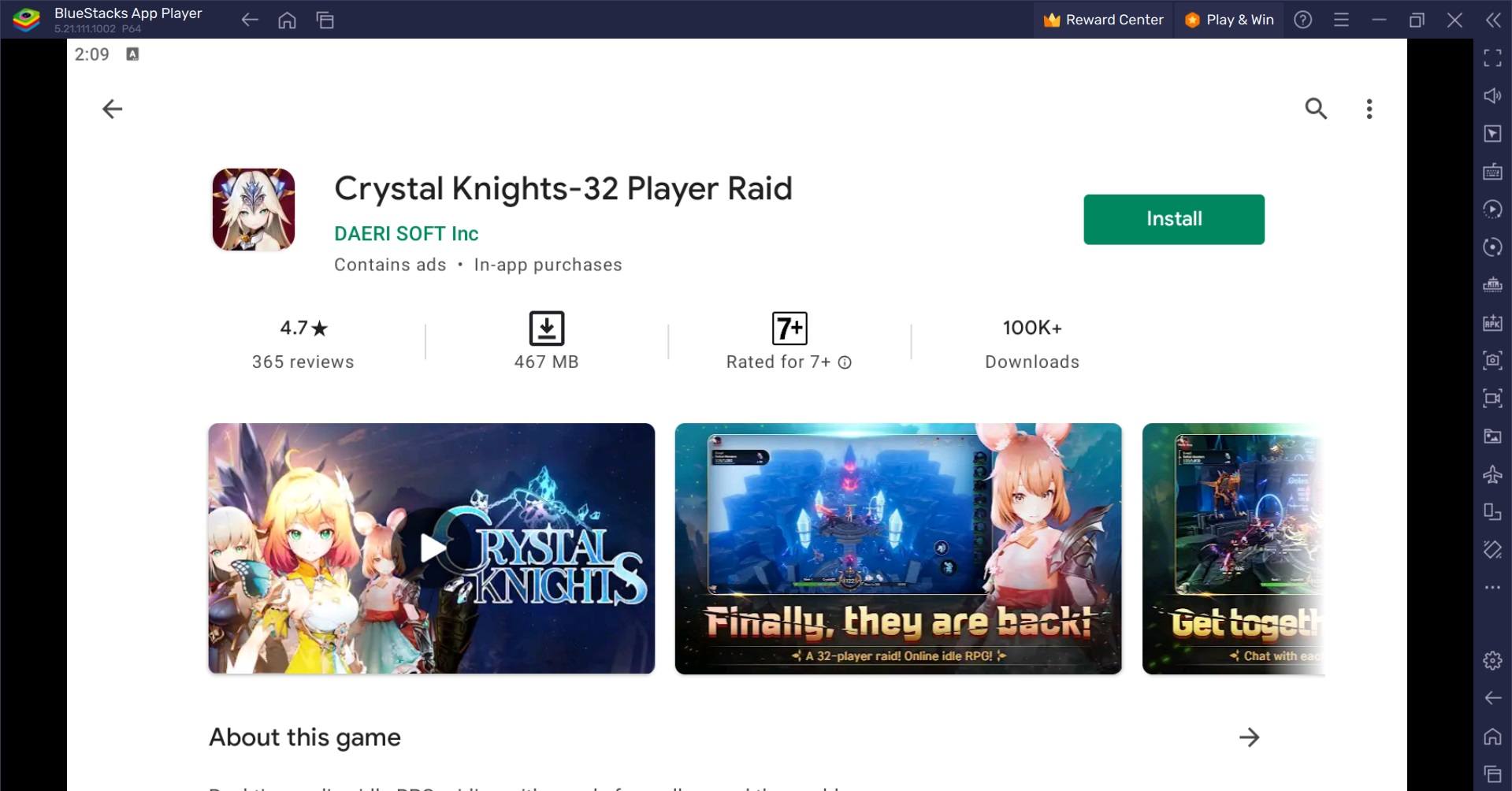 How to Play Crystal Knights-32 Player Raid on PC with BlueStacks