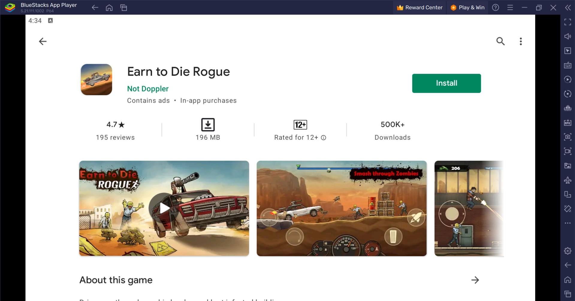 How to Play Earn to Die Rogue on PC with BlueStacks
