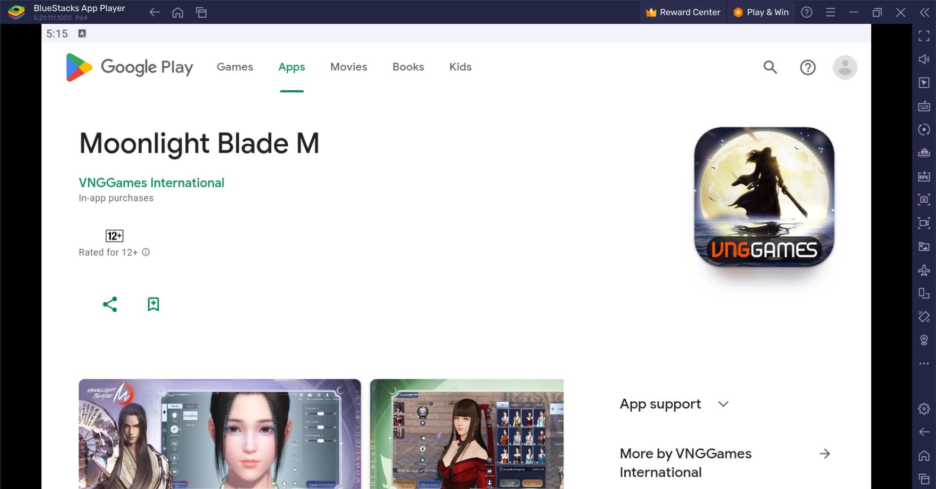 Cara Memainkan Moonlight Blade M di PC dengan BlueStacks