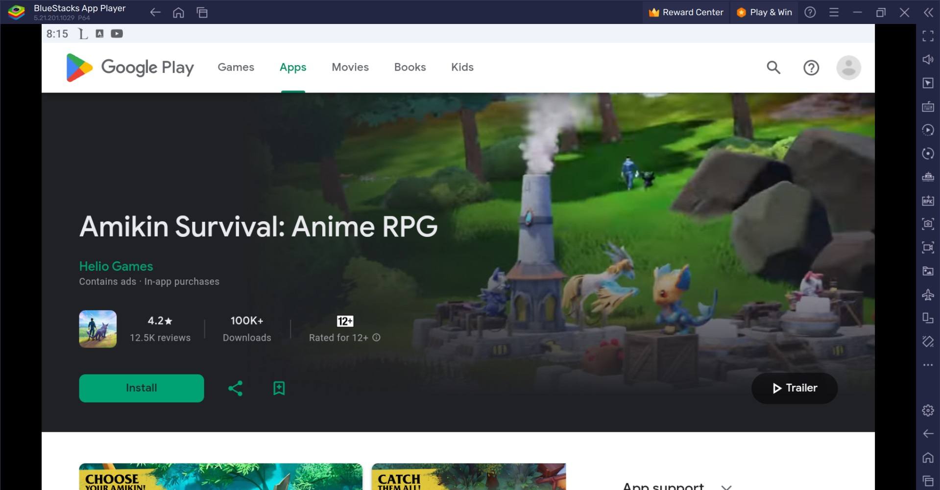 How to Play Amikin Survival: Anime RPG on PC with BlueStacks