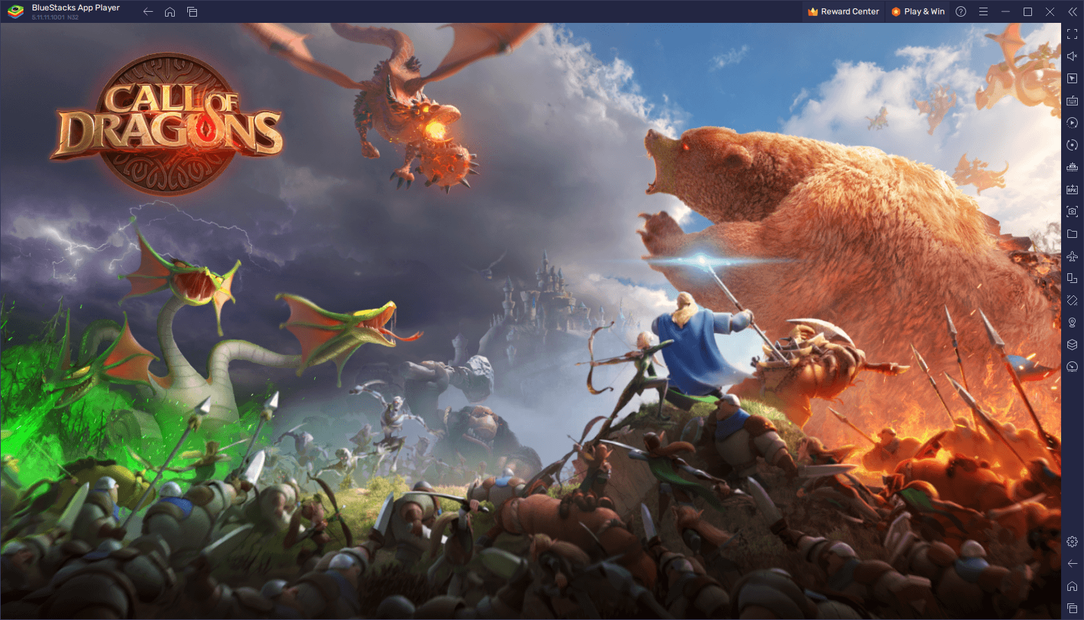 How to Play Call of Dragons on PC with BlueStacks