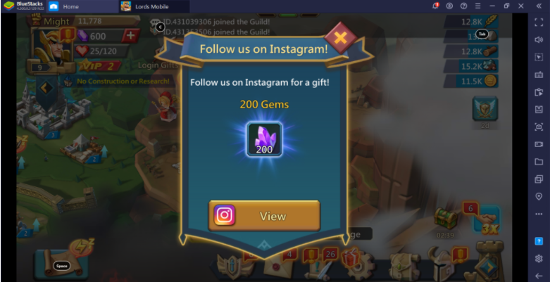 Lords Mobile: How to Get Free Gems?