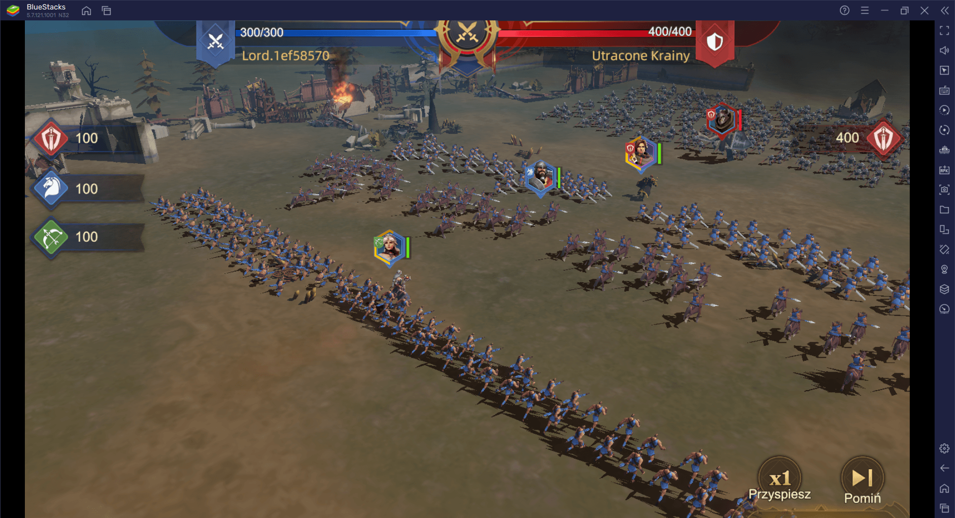 Jak zbudować silną armię w Land of Empires: Immortal