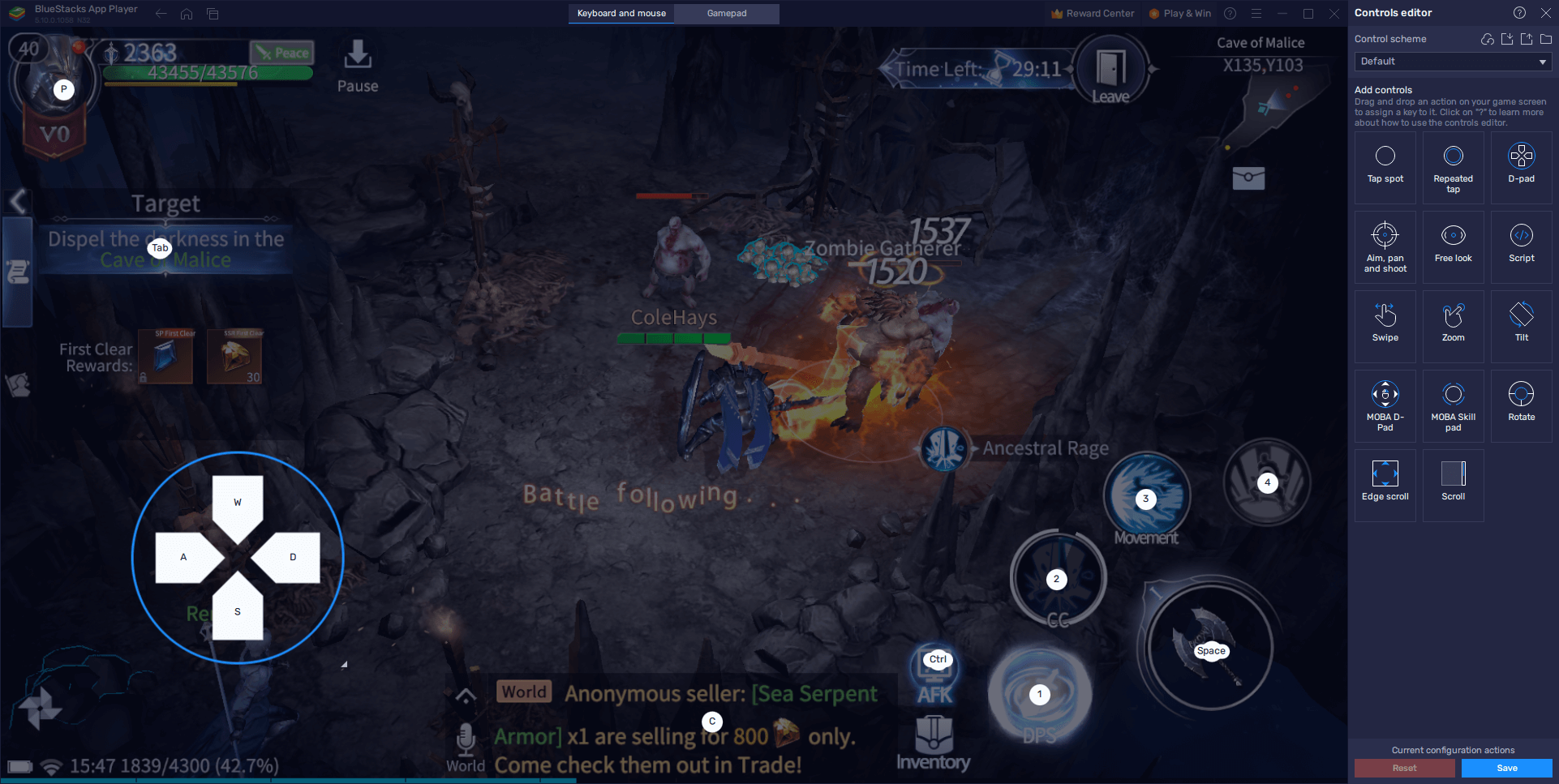 Immortal Awakening on PC - How to Use BlueStacks Tools to Enhance Your Gameplay Experience