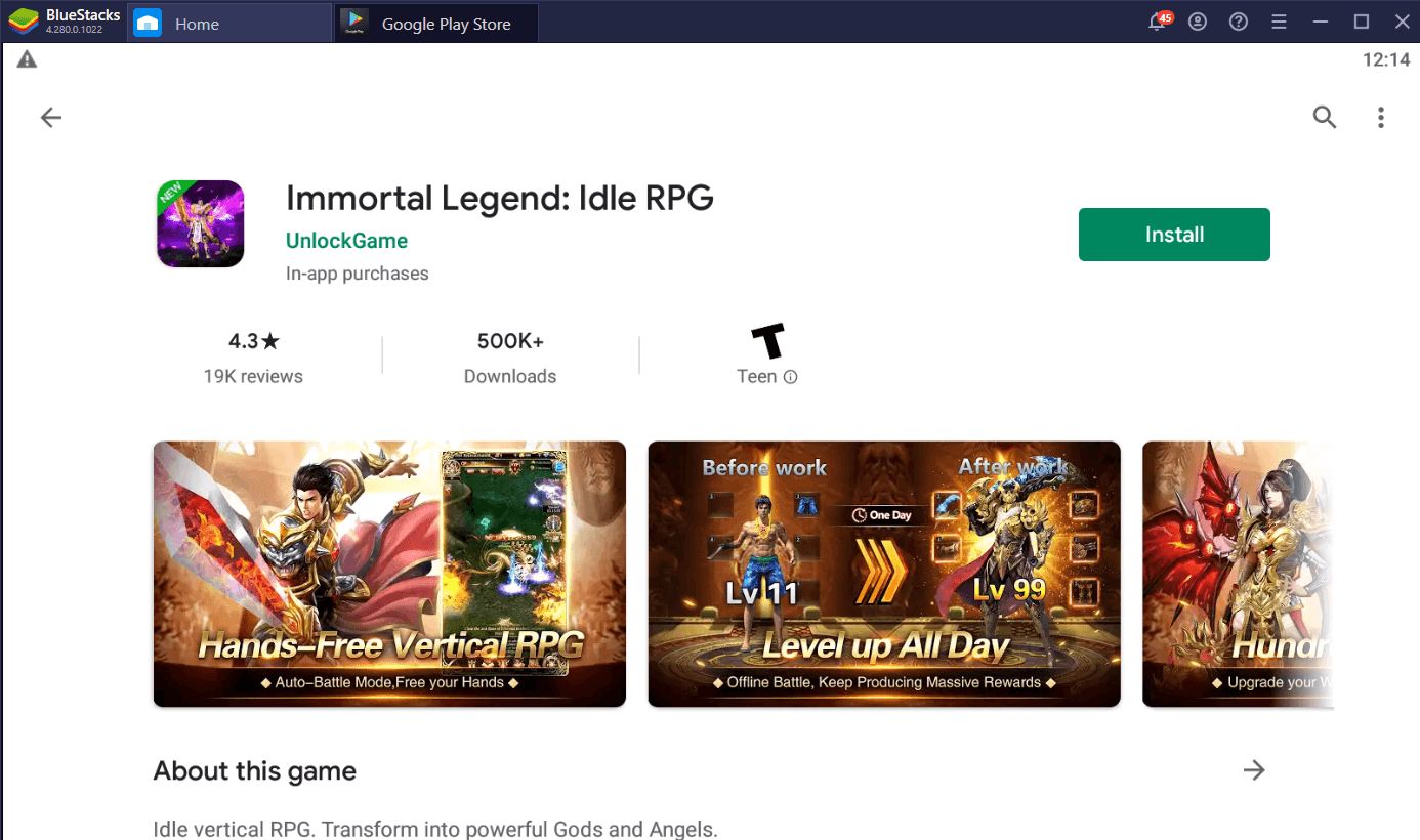How to Play Immortal Legend: Idle RPG on PC with BlueStacks