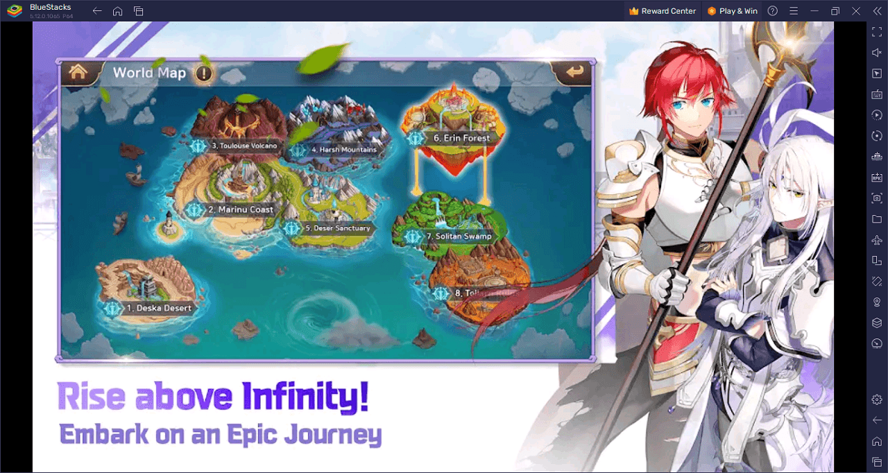 How to Play Infinity Saga X on PC With BlueStacks