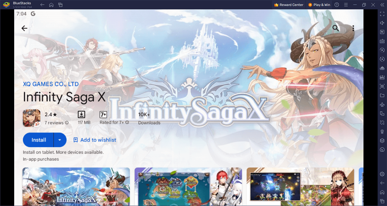 How to Play Infinity Saga X on PC With BlueStacks