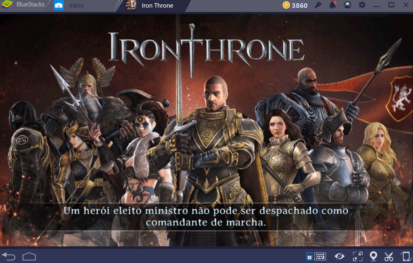 Guia de pesquisa e equipamentos em Iron Throne