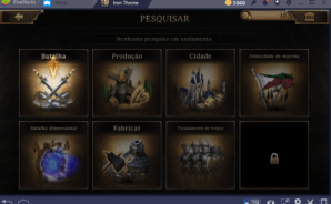 Guia de pesquisa e equipamentos em Iron Throne