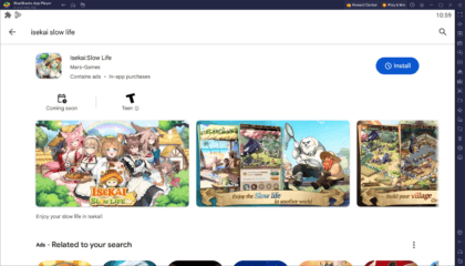 Comment jouer à Isekai: Slow Life sur PC avec BlueStacks