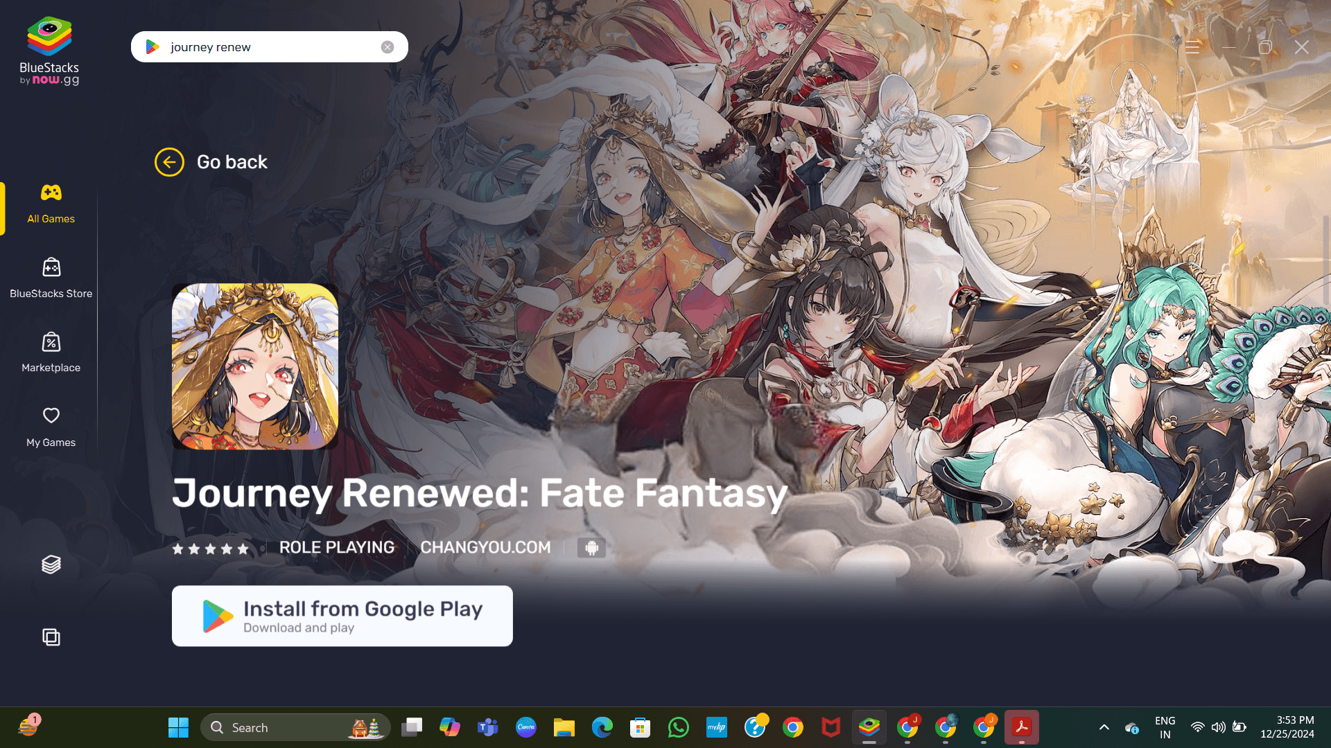 Play Journey Renewed: Fate Fantasy on PC With BlueStacks