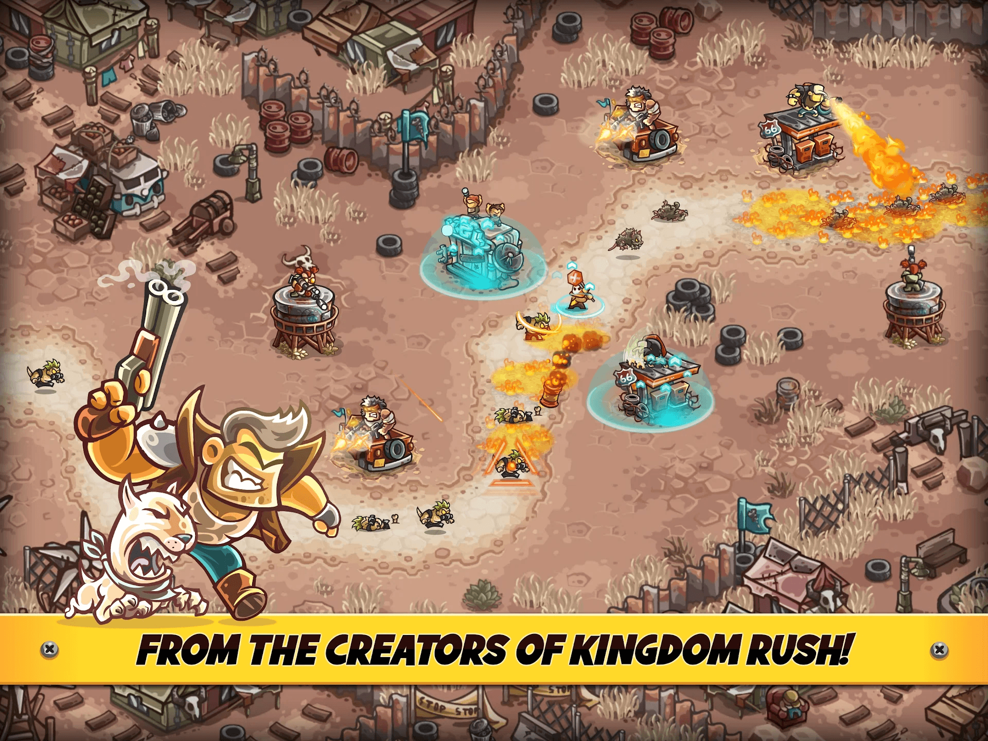 The most acclaimed of Tower Defense games, Kingdom Rush lands on