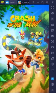 Crash Bandicoot: On the Run na komputerze PC przy użyciu BlueStacks