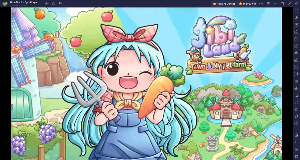 How to Play Jibi Land : Town My pet farm on PC With BlueStacks