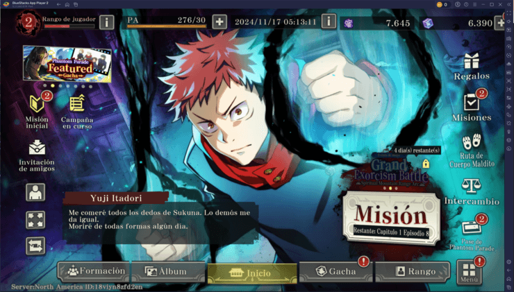 Guía de rerolling de Jujutsu Kaisen Phantom Parade: cómo conseguir los mejores personajes