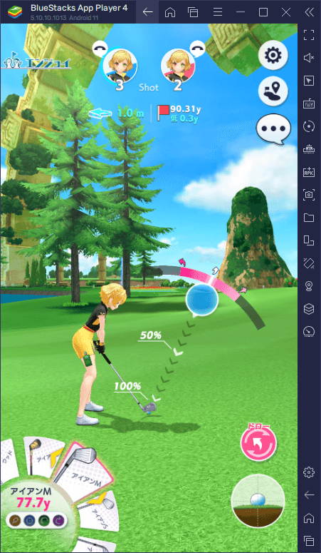 BlueStacks：『白猫GOLF』初心者向けランクの上げ方ガイド