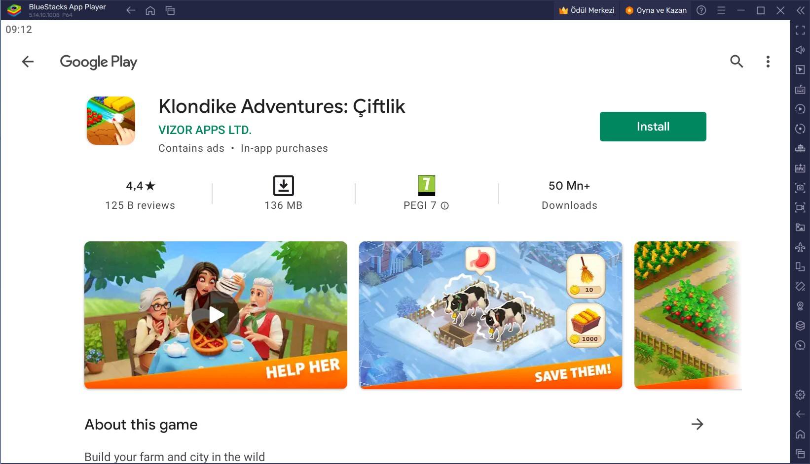 BlueStacks ile PC’de Klondike Adventures Nasıl Oynanır