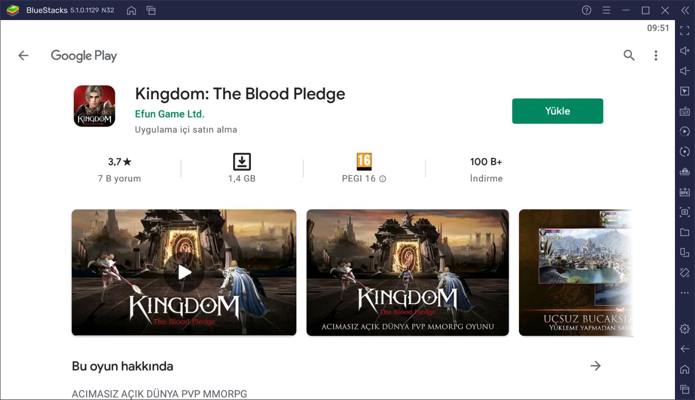 Kingdom: The Blood Pledge İçin BlueStacks Kurulum Rehberi