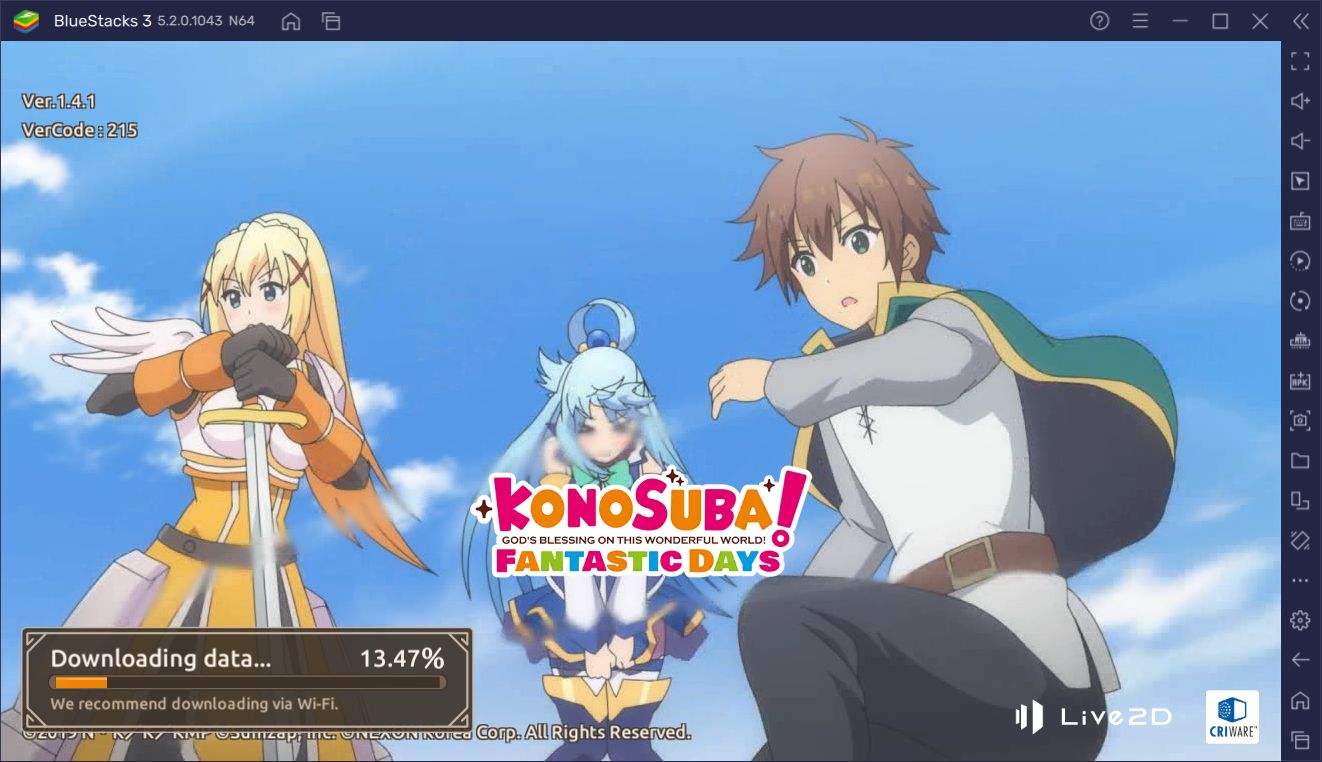 KonoSuba: Fantastic Days BlueStacks Kurulumu