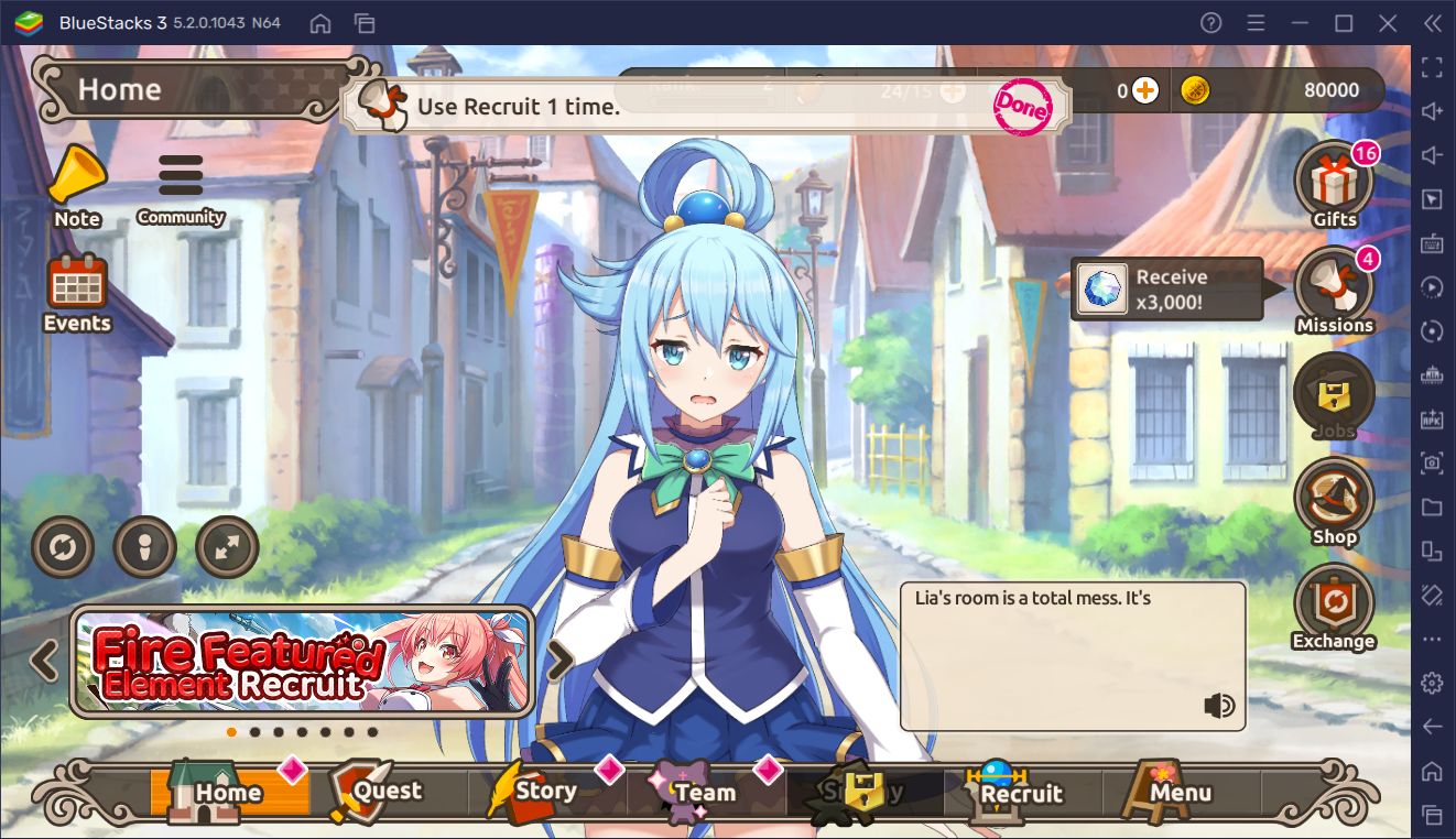 KonoSuba: Fantastic Days BlueStacks Kurulumu