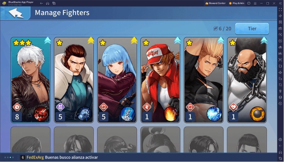 Персонажи в King of Fighters: Survival City – Самые известные бойцы