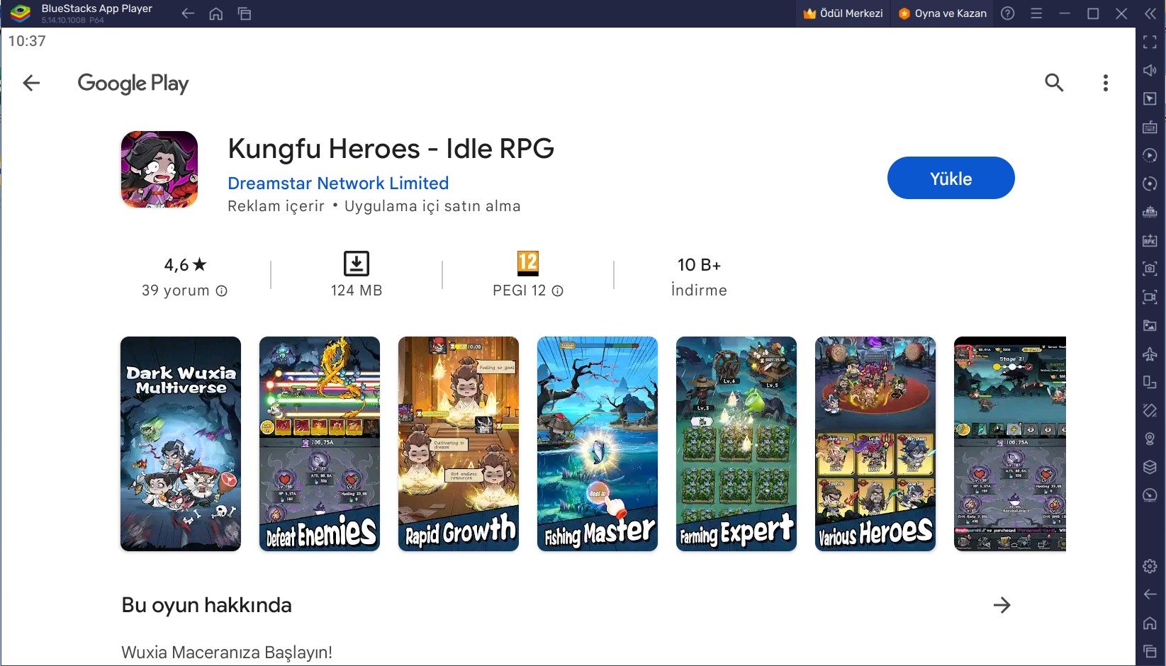 Kungfu Heroes – Idle RPG BlueStacks ile PC’de Nasıl Oynanır