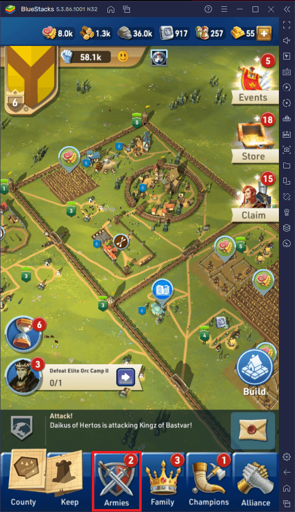 How to Build an Army and Conquer the Land in
