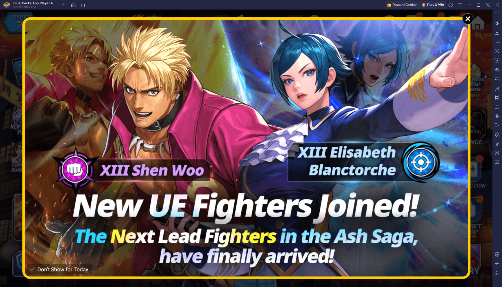 New Fighters Shen Woo and Elisabeth Blanctorche Join The King of Fighters ALLSTAR