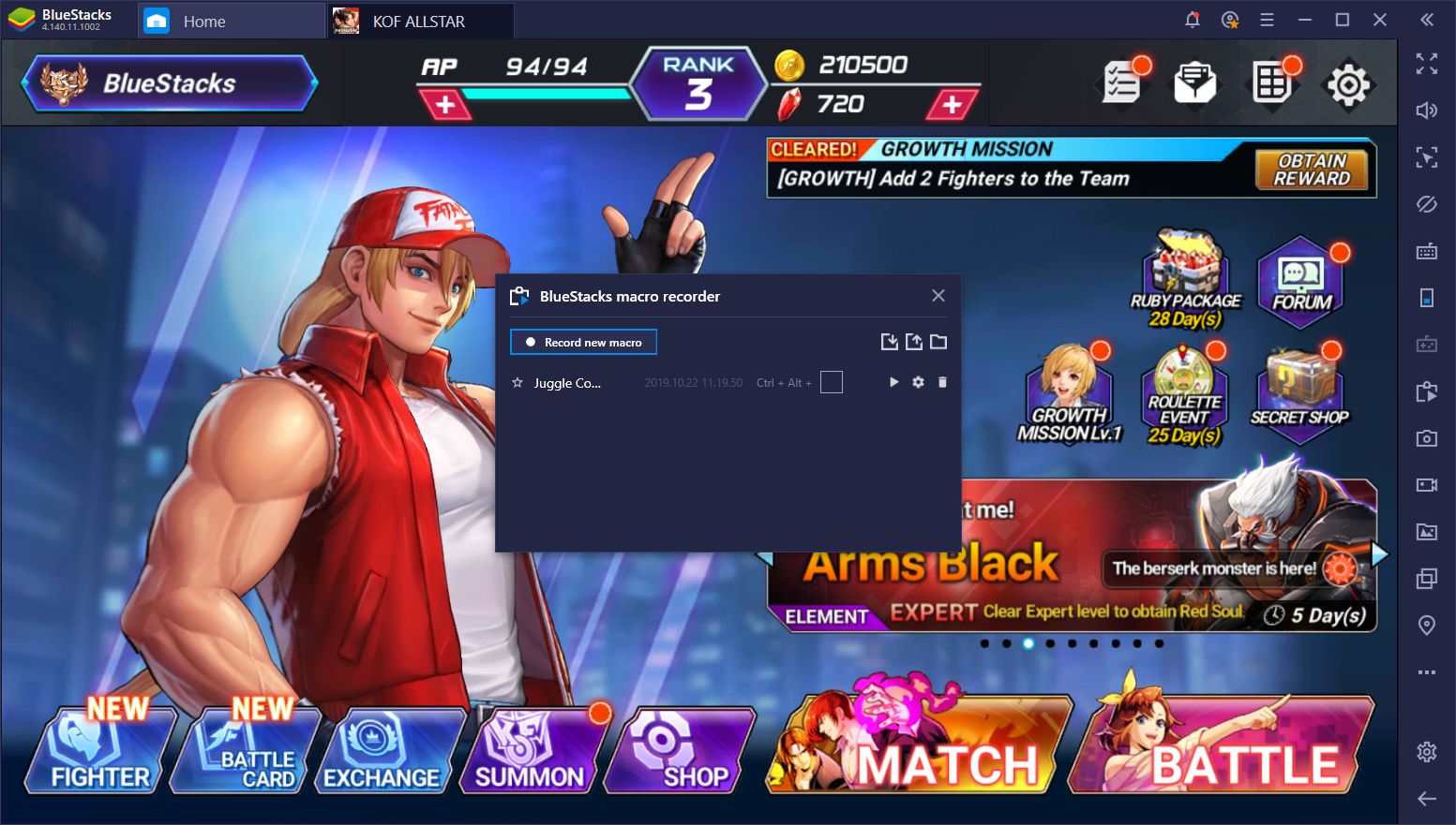 BlueStacks Kullanarak King of Fighters ALLSTAR PC’den Oynamak