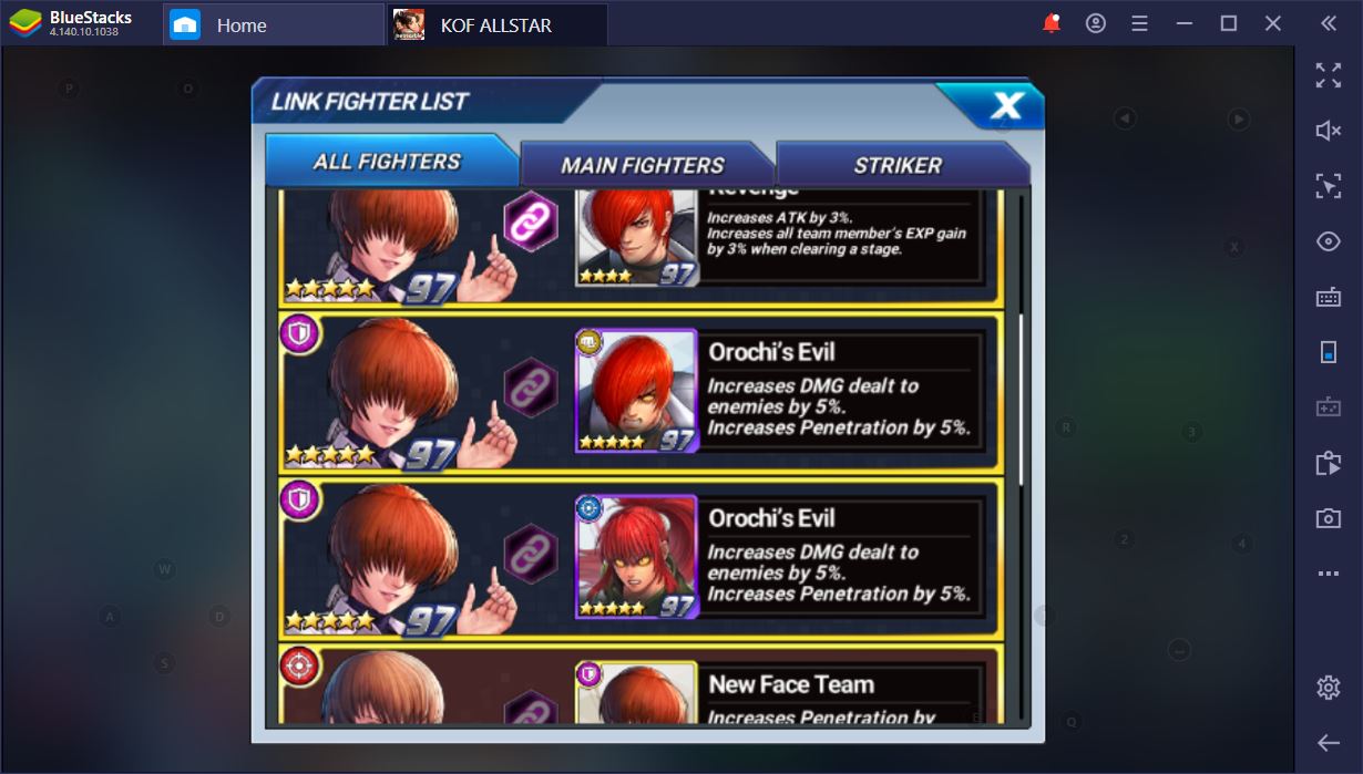 How to Come Up with the Best Team Compositions in The King of Fighters ALLSTAR on PC 