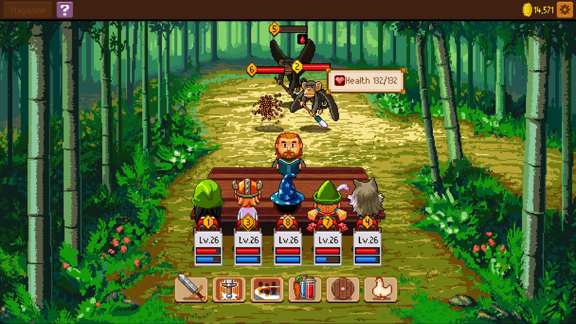 Knights Of Pen & Paper 2 Battle System