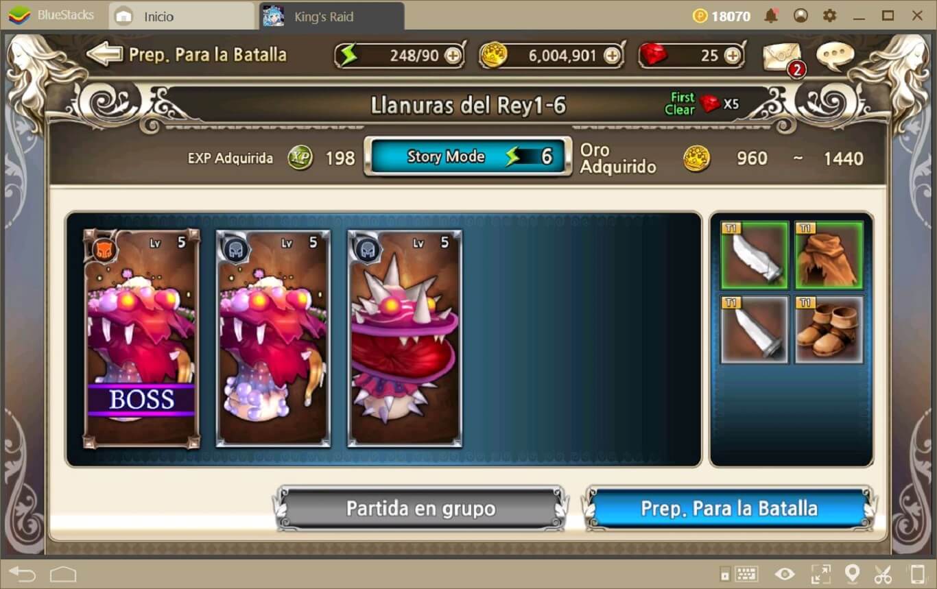 Los Tipos de Unidades en King’s Raid