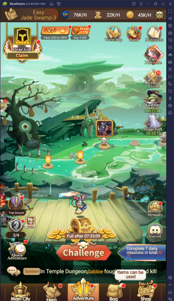 Guide du Farming d’or et d’EXP dans Knight’s Raid: Lost Skytopia