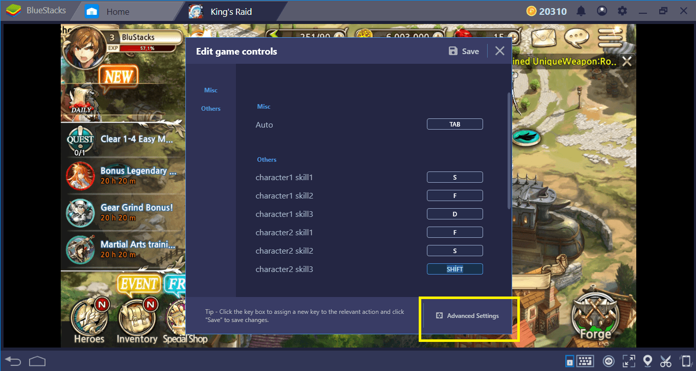 BlueStacks Setup And Configuration Guide For King’s Raid