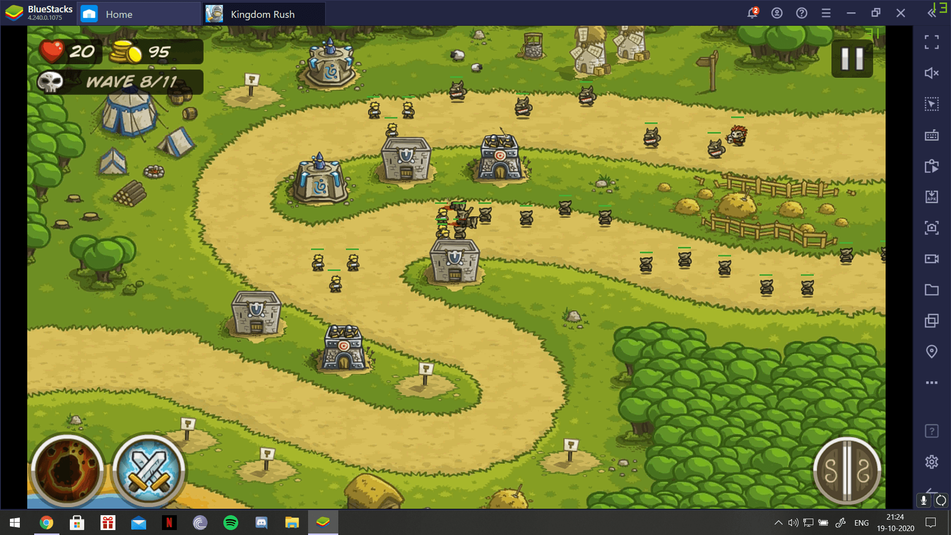 Poradnik gry Kingdom Rush - Tower Defense na PC z BlueStacks