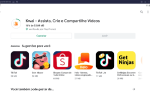 Como Baixar e Usar o app Kwai no PC com BlueStacks