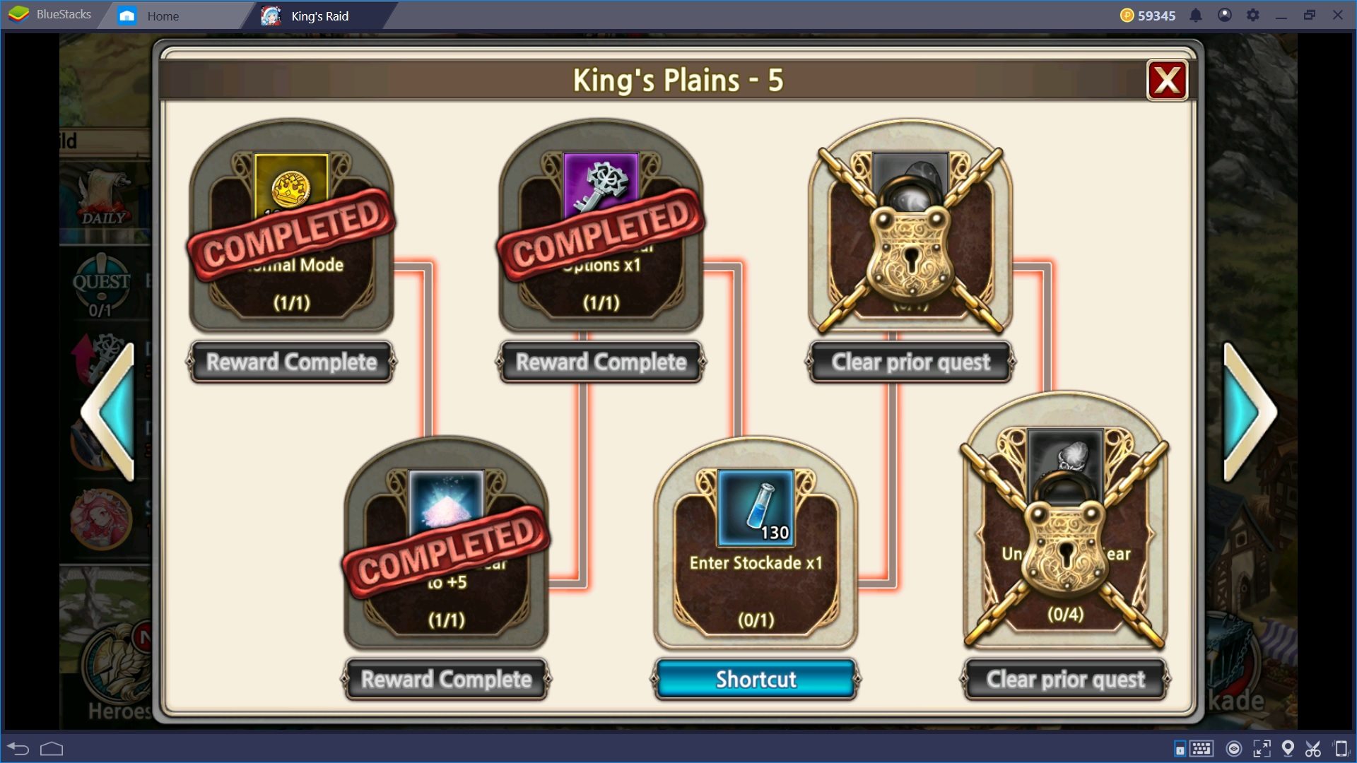 King’s Raid: Guida al Level Up