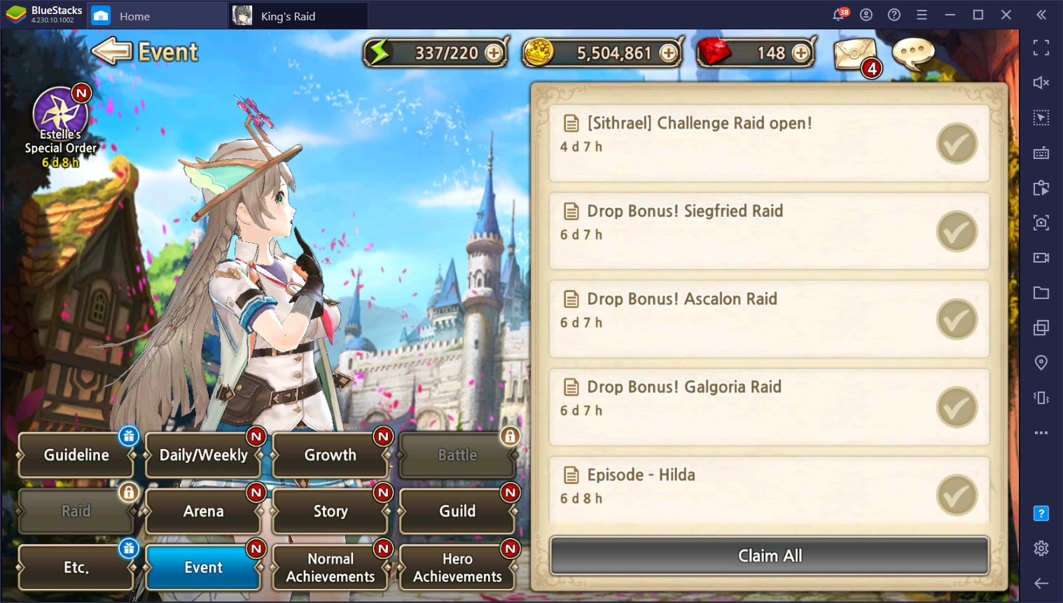 King’s Raid X: Rebellion - Overview on all the Ongoing Events After August’s Massive Update