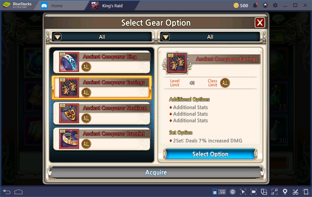 King&#8217;s Raid: How to Get Gear as a Beginner