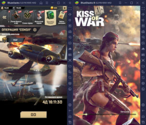 Kiss of War - Запуск на ПК с помощью BlueStacks