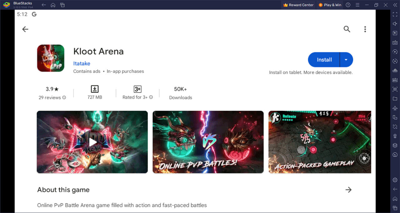 How to Play Kloot Arena on PC with BlueStacks