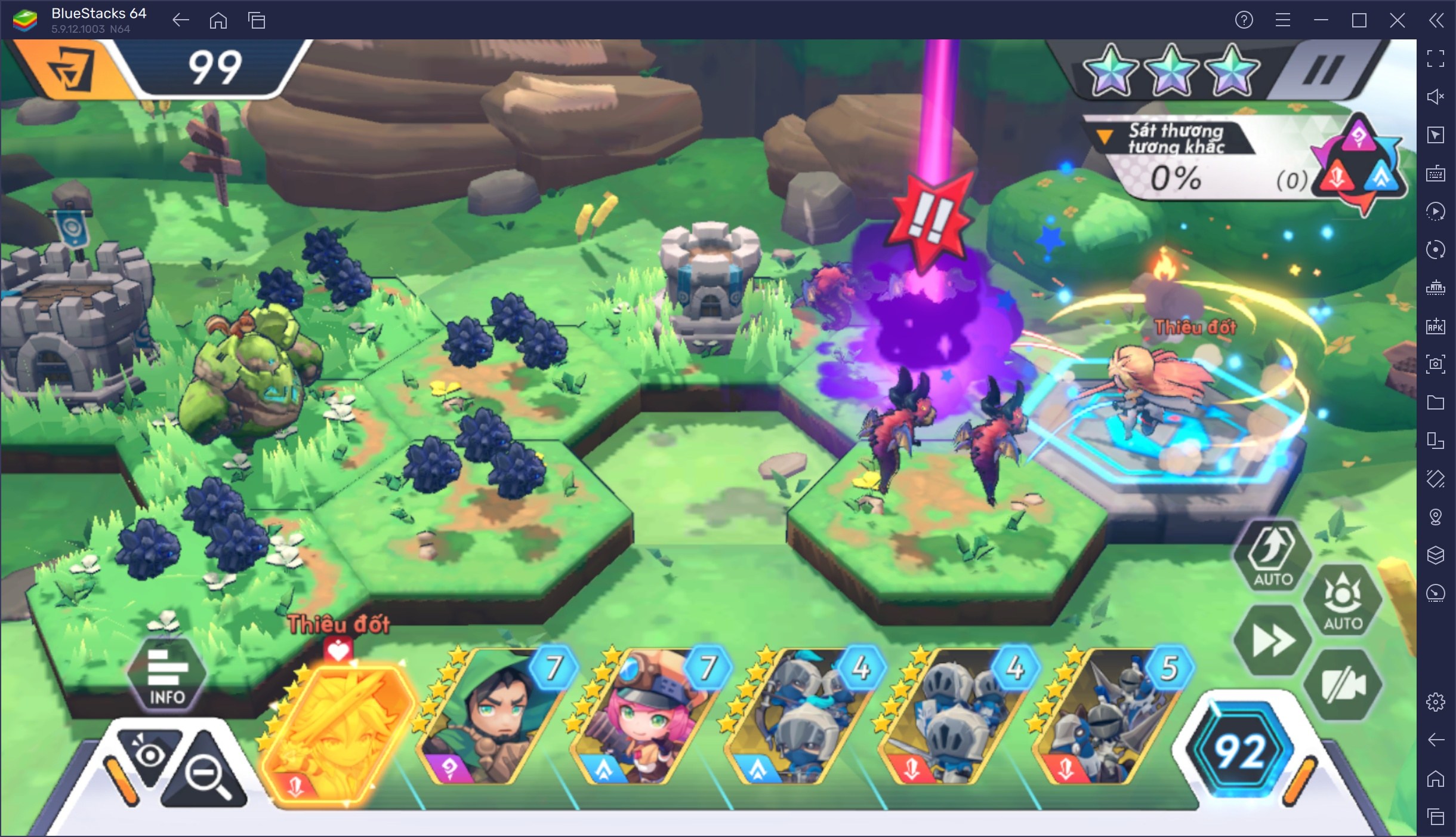 Trải nghiệm game chiến thuật Knightcore Kingdom trên PC với BlueStacks