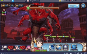 Evoluindo e subindo de nível em Knights Chronicle