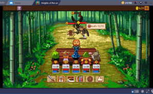 O sistema de combate de Cavaleiros de Caneta e Papel 2